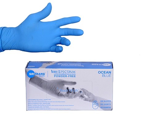 LATEX powder free examination gloves - Colored