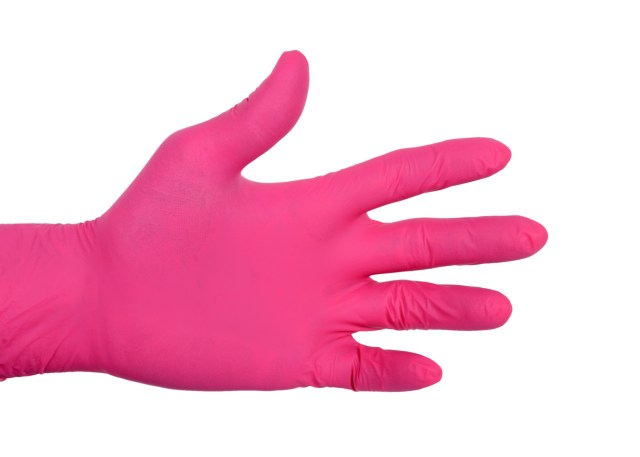 Nitrile Powder free examination gloves - Pink