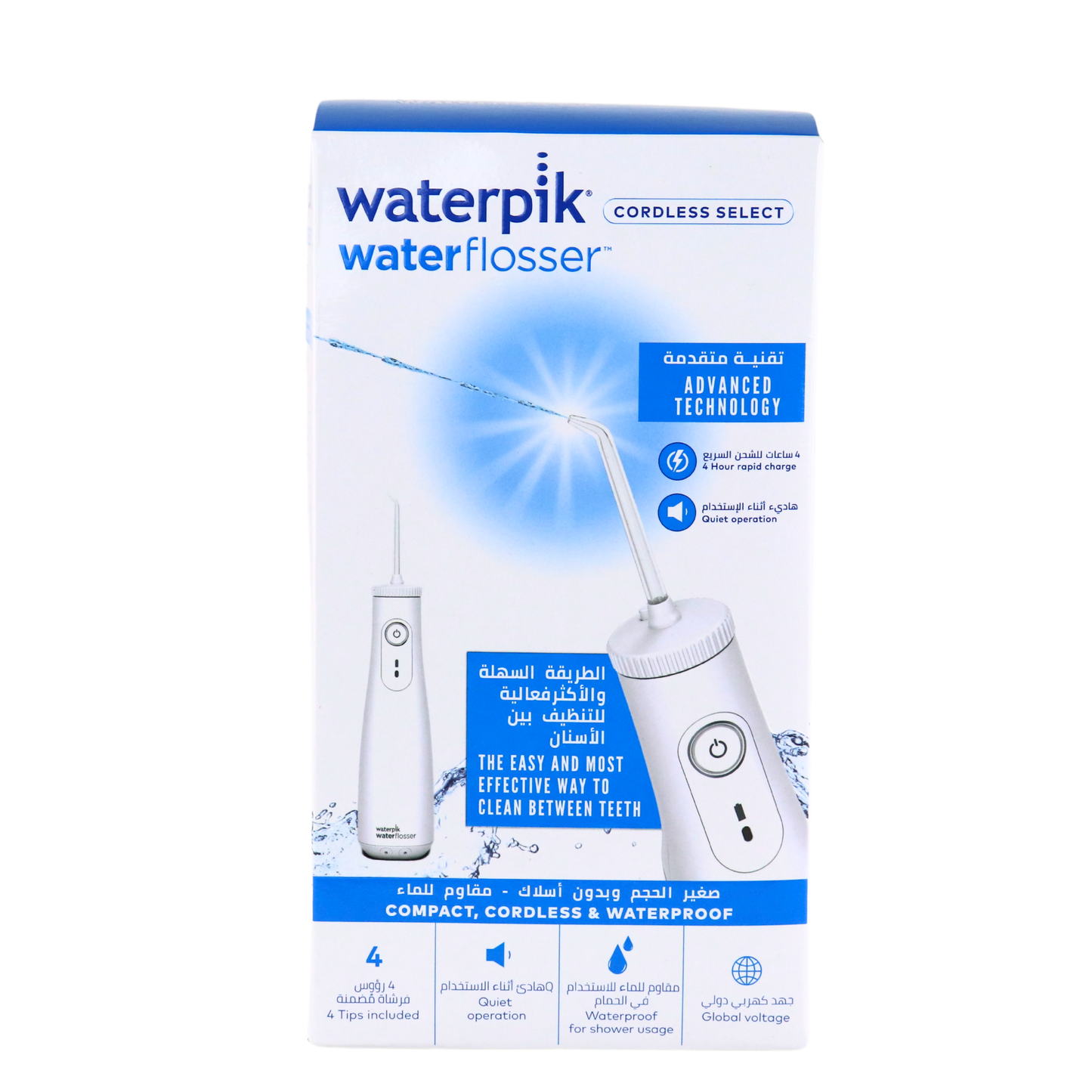 Waterpik ® White Cordless Select Water Flosser (WF-010)