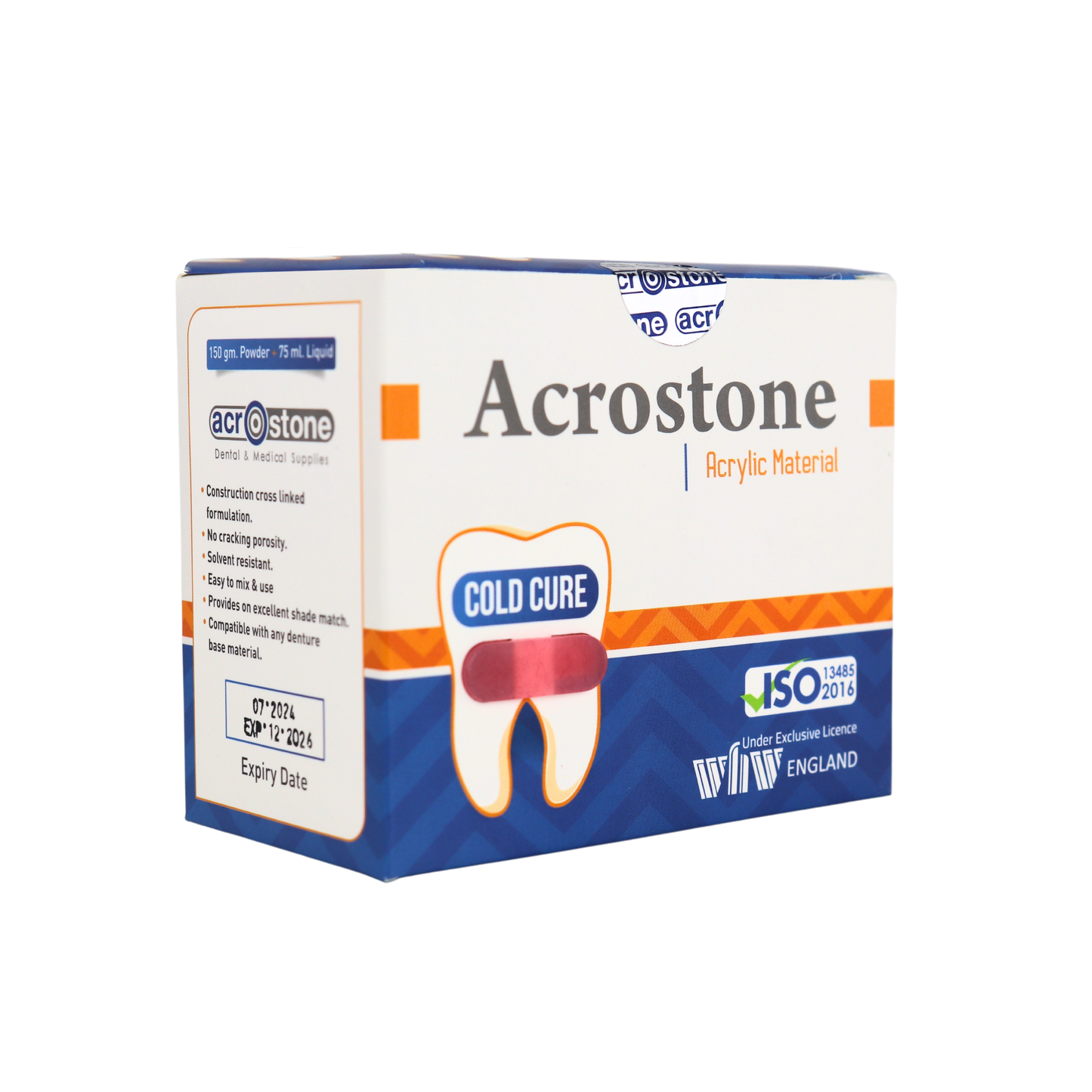 Acrostone Acrylic Material Cold Cure