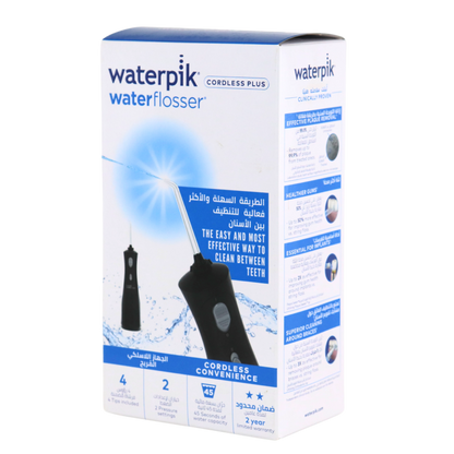 Waterpik Black Cordless Plus Water Flosser (WP-460)