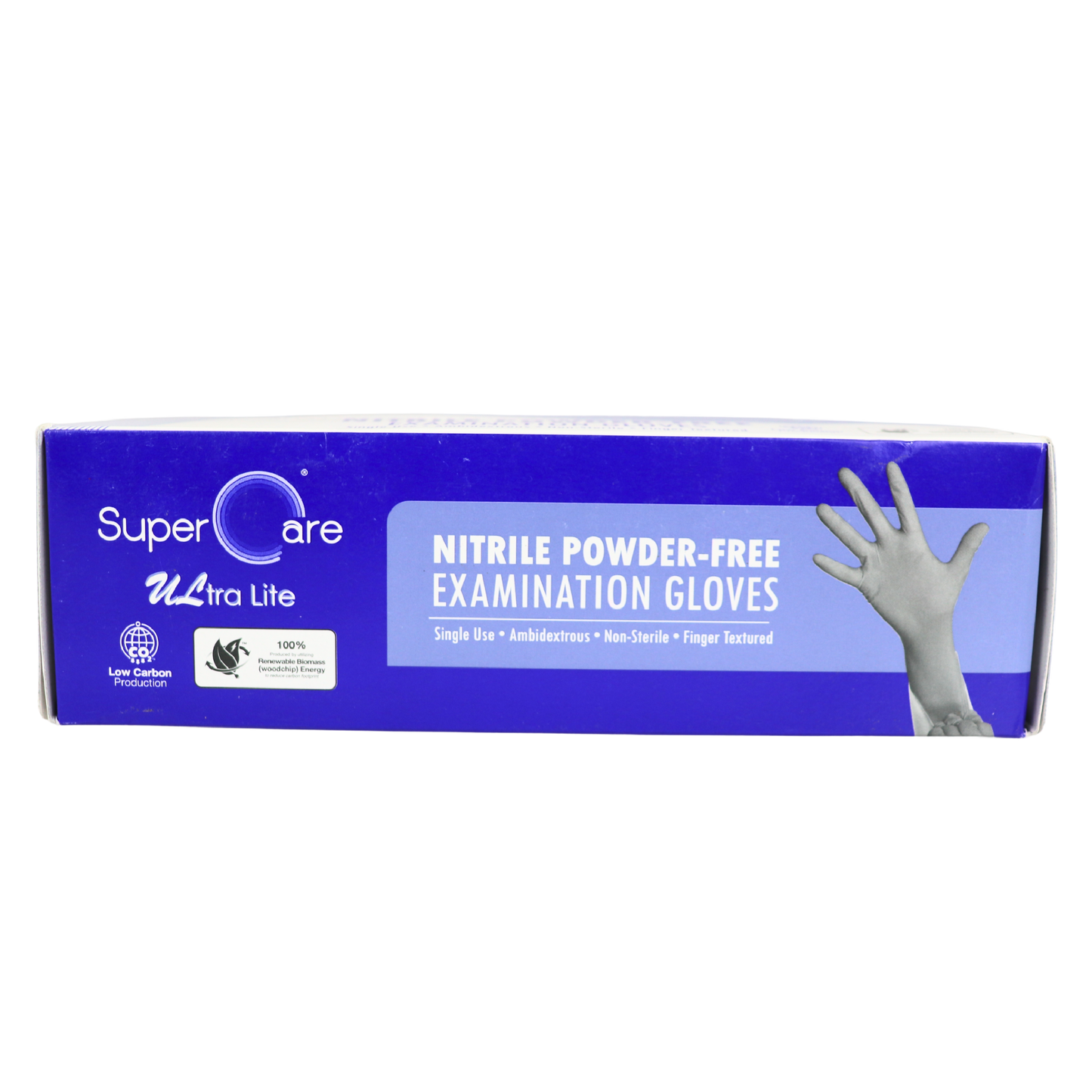 Super Care Nitrile Powder Free Ultra Lite Gloves Dark Blue