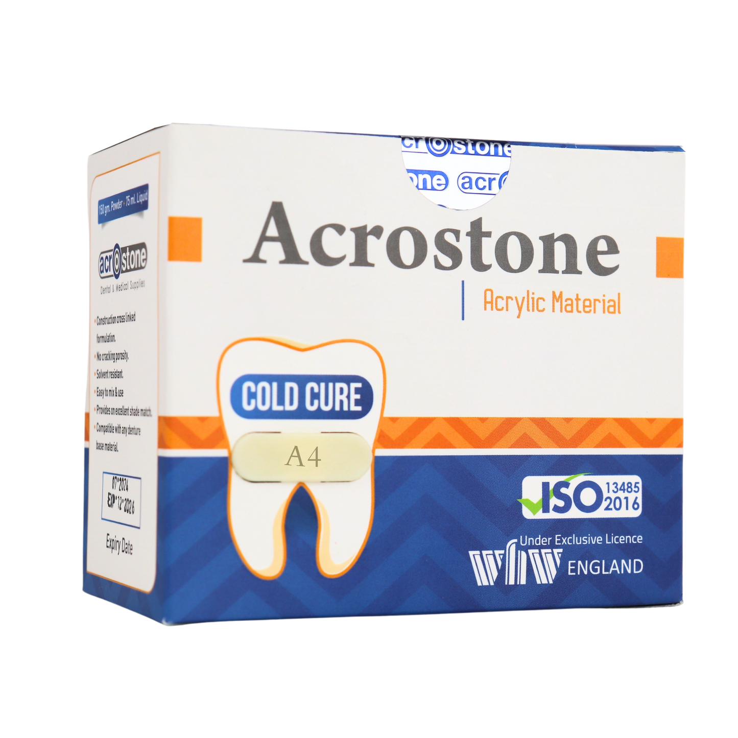 Acrostone Acrylic Material Cold Cure